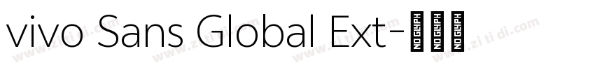 vivo Sans Global Ext字体转换